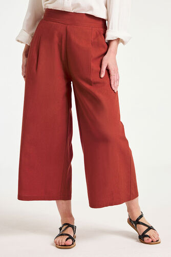 Cropped Linen Trousers